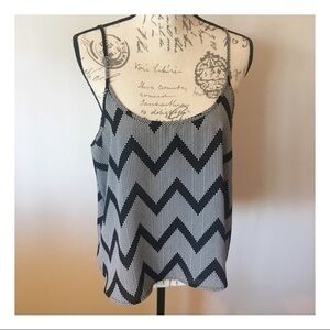 Wet Seal Chevron pattern crop top